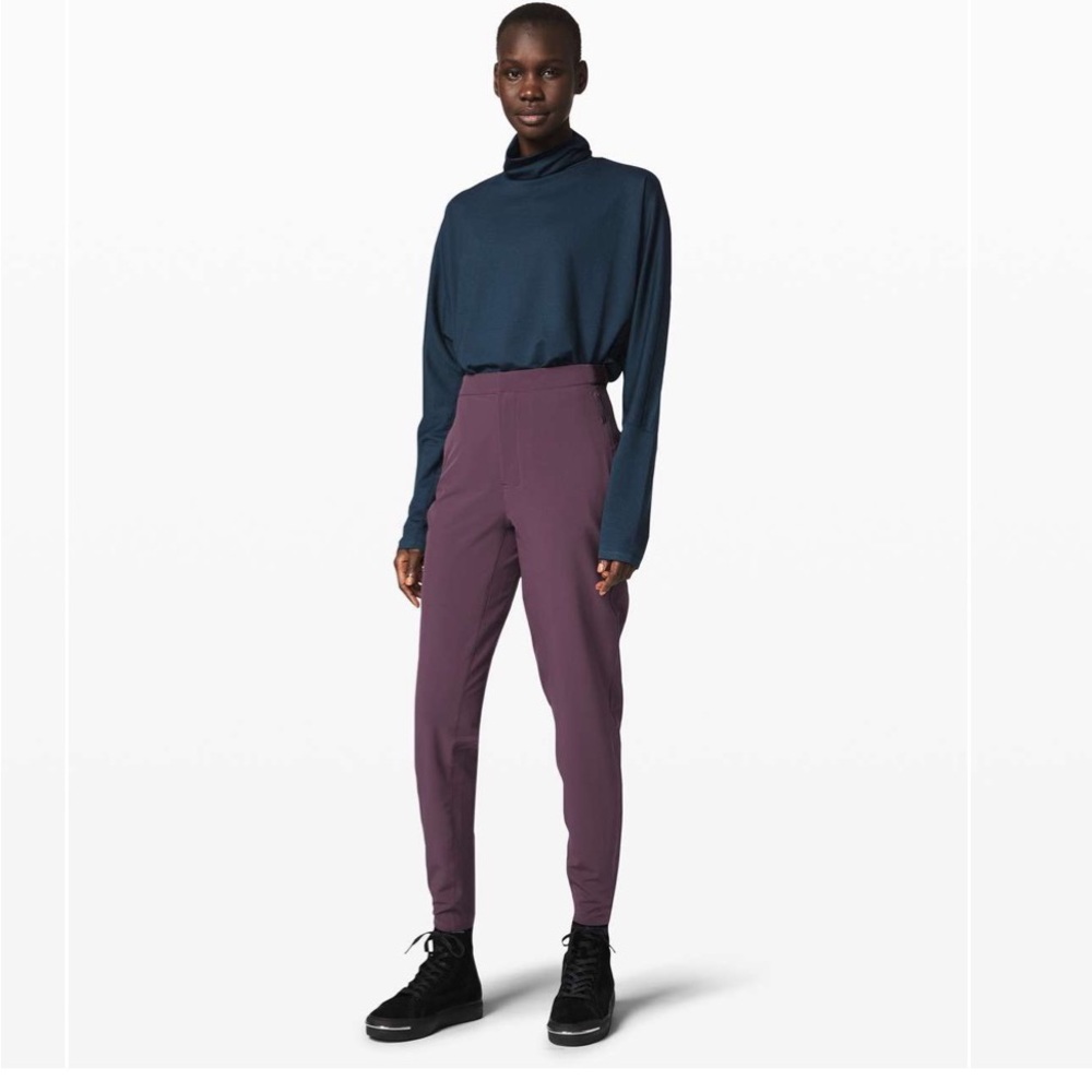 Lululemon Esker Slim *lululemon lab Black Cherry. Size 8